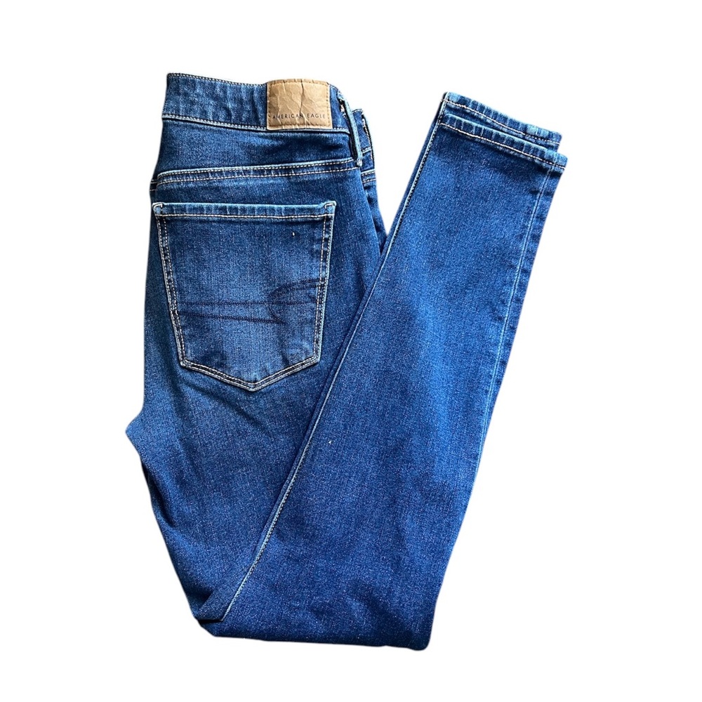 American Eagle Outfitters women Skinny jegging blue size 2